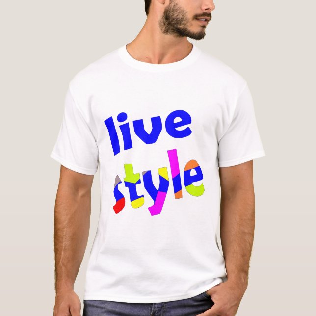 Camiseta live style (Frente)
