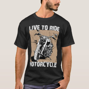Camiseta Live to Ride Bike