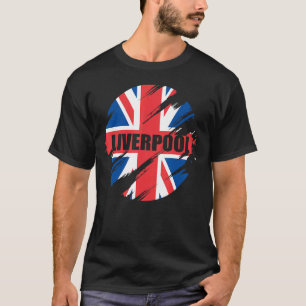 Camiseta Liverpool British Flag Inglaterra Reino Unido Uniã