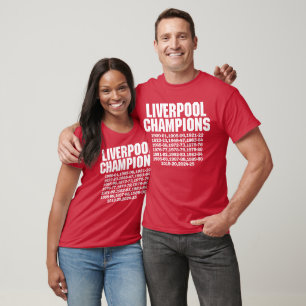 Camiseta Liverpool Champions.