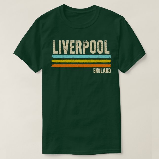 Camiseta Liverpool England Retro (Frente do Design)