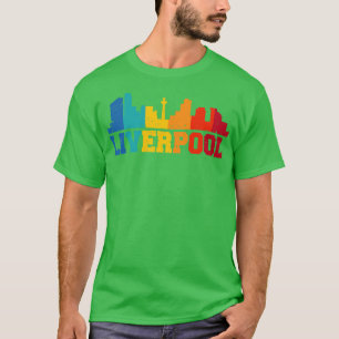 Camiseta Liverpool Retro Skyline Reino Unido