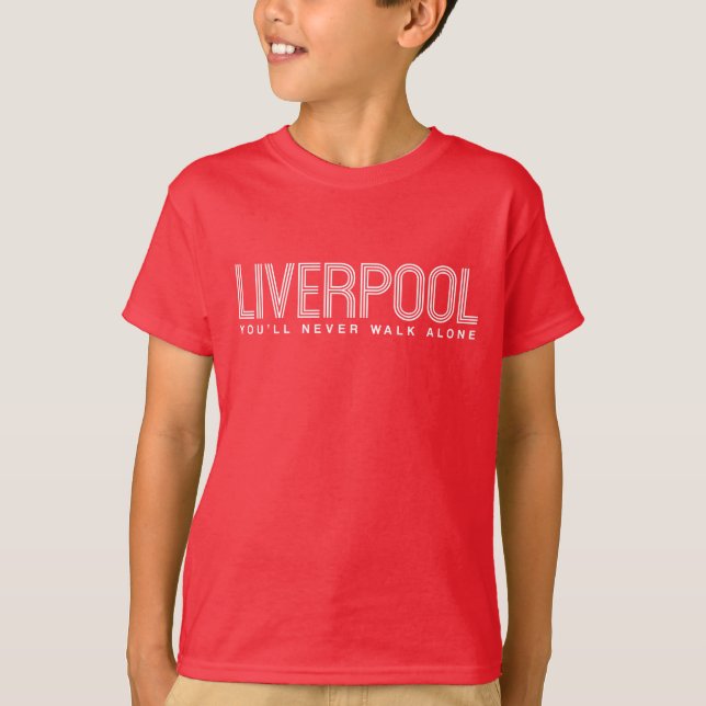 Camiseta Liverpool YNWA Kid Red (Frente)
