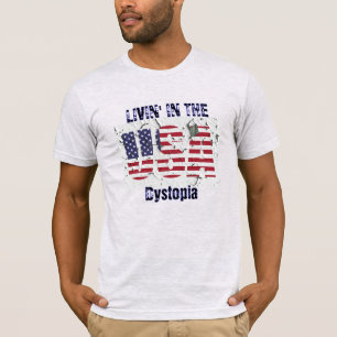Camiseta Livin' In 'USA Dystopia T-Shirt