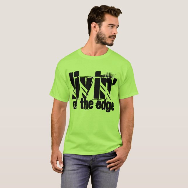 Camiseta Livin no t-shirt da borda (Frente Completa)