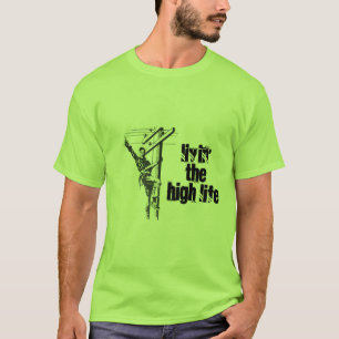 Camiseta Livin o Tshirt da vida alta