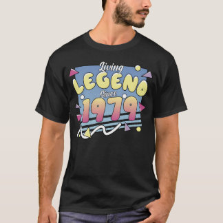 Camiseta Living Legend Since 1979 80shemed Birthday gift