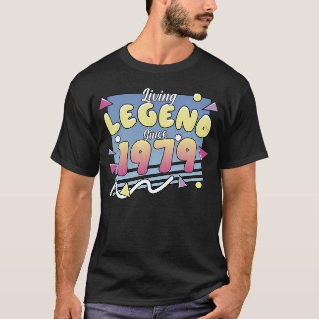 Camiseta Living Legend Since 1979 80shemed Birthday gift (Frente)