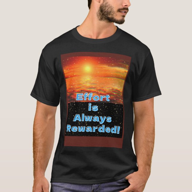 Camiseta Living the Dream  Sunset Ocean Graphic Print (Frente)
