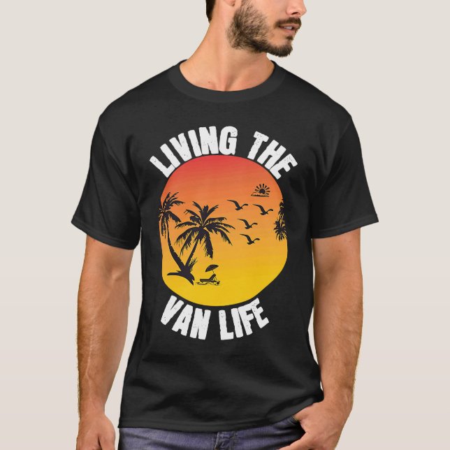 Camiseta Living The Van Life (Frente)