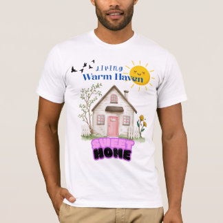 Camiseta Living Warm Heaven T-Shirt – Cozy Sweet Home Vibes