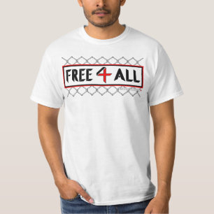 Camiseta Livre 4 todo o t-shirt