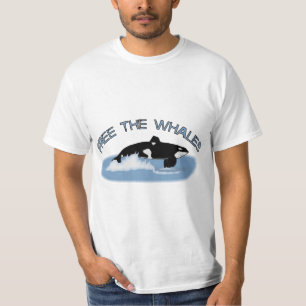 Camiseta Livre as baleias