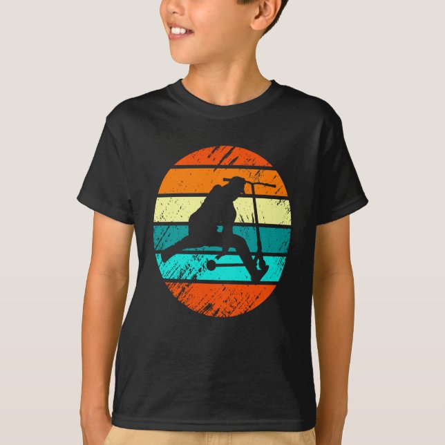 Camiseta Livre Com O Patinete Da Cidade (Frente)