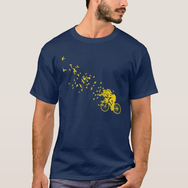 Camiseta Livre como um Pássaro (Frente)
