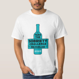 Camiseta Livre de Álcool e Sóbrio