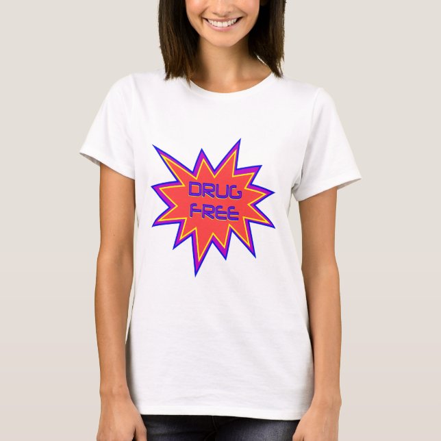 Camiseta Livre de Drogas (Frente)