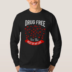 Camiseta Livre de Drogas Para o resto da minha Vida Livre d