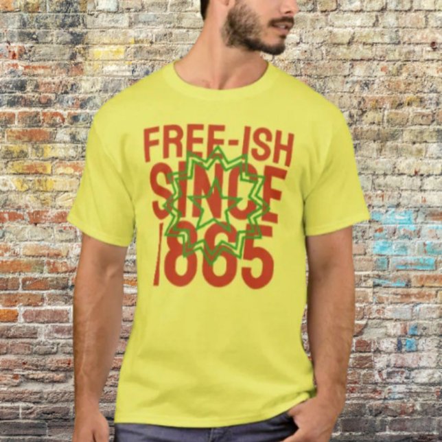Camiseta Livre desde 1865 (Criador carregado)