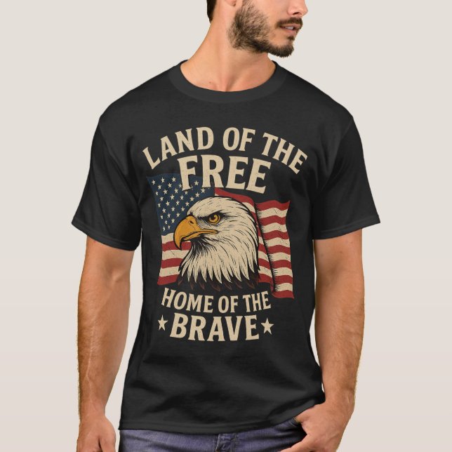 Camiseta Livre e Brave (Frente)