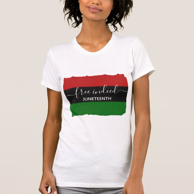Camiseta LIVRE JUNTO Pan-Africano (Frente)