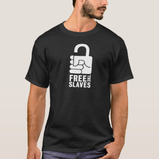 Camiseta Livre o t-shirt dos homens dos escravos