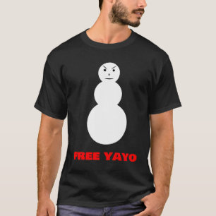 Camiseta LIVRE YAYO - Boneco de Neve Irritado