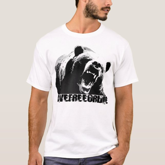 Camiseta Livres vivos ou morrem t-shirt (Frente)