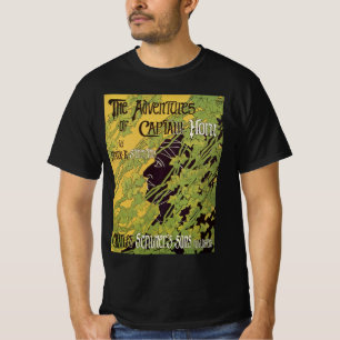 Camiseta Livro Antigo Art Nouveau, Aventuras do Capitão Hor