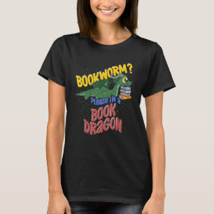 Camiseta Livro De Bookworm Lendo Livro Da Criatura Mítica