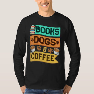 Camiseta Livro De Cães E Café Loja De Animais