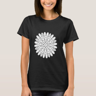 Camiseta Livro de Colorir Flor