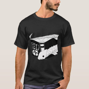 Camiseta Livro de conjuração amaldiçoado com esqueleto de o