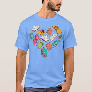 Camiseta Livro De Corações Para Os Alugueiros De Livros