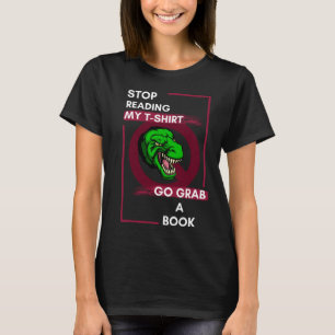 Camiseta Livro de Dinossauro Quebra de Parede Intervenção O
