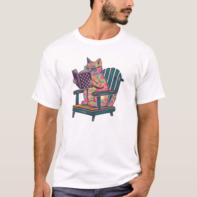 Camiseta Livro de Gatos (Frente)