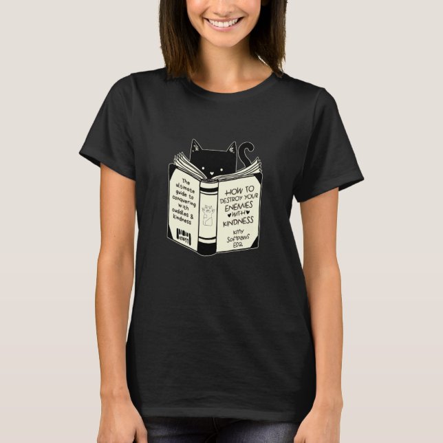 Camiseta Livro de Gatos por Softwares Gatinhos, Amor de Gat (Frente)