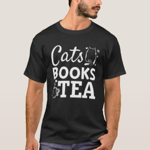 Camiseta Livro De Gatos Teto I Livro Lendo Livro De Gatos