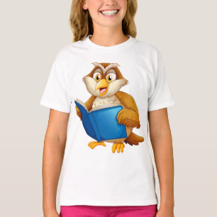 Camiseta Livro de Leitura da Coruja Sábia