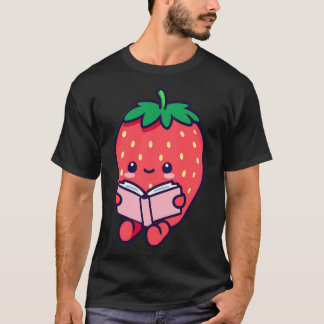 Camiseta Livro de Leitura de Morango