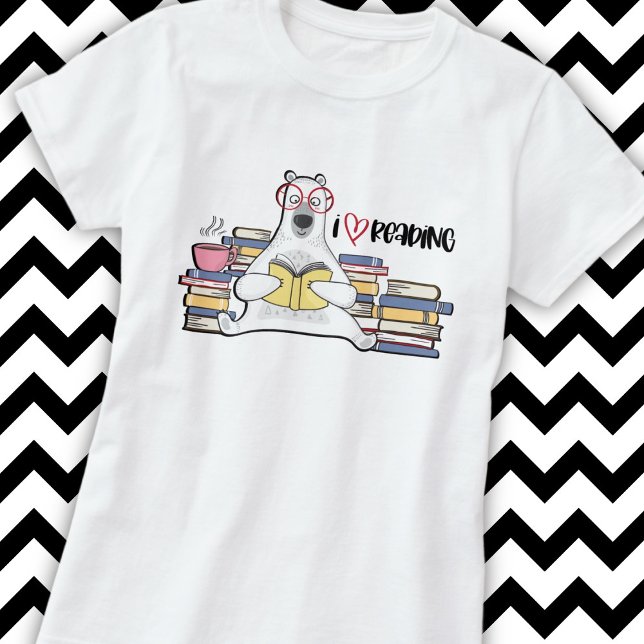 Camiseta Livro de Leitura do Urso Polar (Criador carregado)