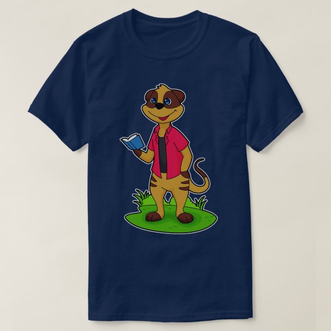 Camiseta Livro de Leitura Meerkat (Frente do Design)
