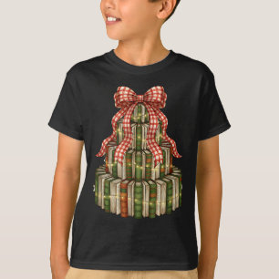 Camiseta Livro de Natal Coquette Árvore Toda Reservada Para