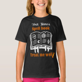 Camiseta livro de Ortografia personalizado, trata-me bem en
