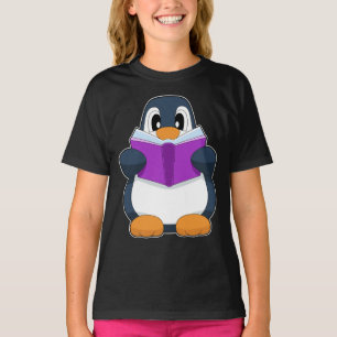 Camiseta Livro de Penguins Nerd