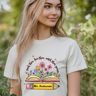 Camiseta Livro de Professor Personalizado de Volta às Aulas