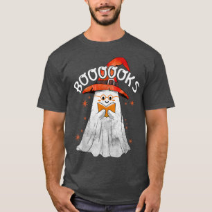 Camiseta Livro de Professores Fantasma e Bonito Lendo Livro