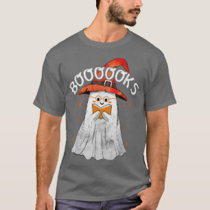 Camiseta Livro de Professores Fantasma e Bonito Lendo Livro