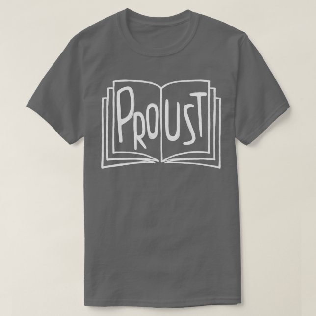 Camiseta Livro de Proust do Escritor Francês Marcel Proust (Frente do Design)