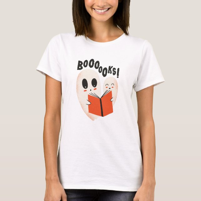 Camiseta Livro do Halloween Ghosts Book (Frente)